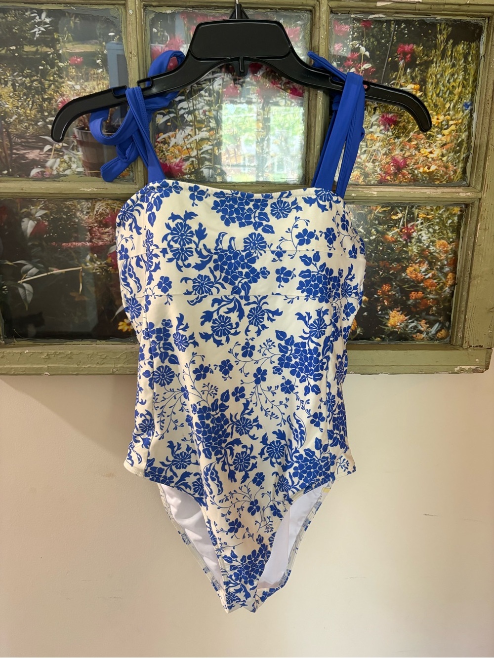 Summersalt Blue Floral One Piece 8R